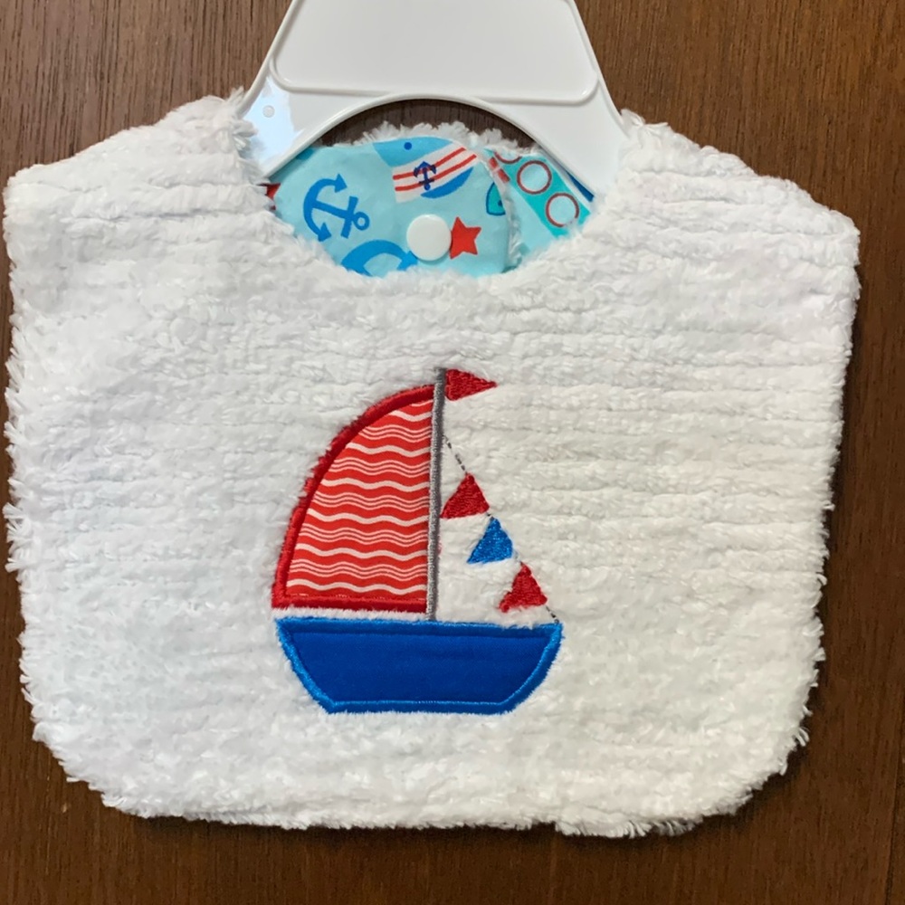 Embroidered Baby Bib